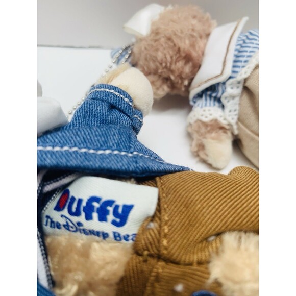 Tokyo Disney Sea Duffy & ShellieMay Plush Mascot Keychain Badge Japan 5.5in Rare - Picture 8 of 14